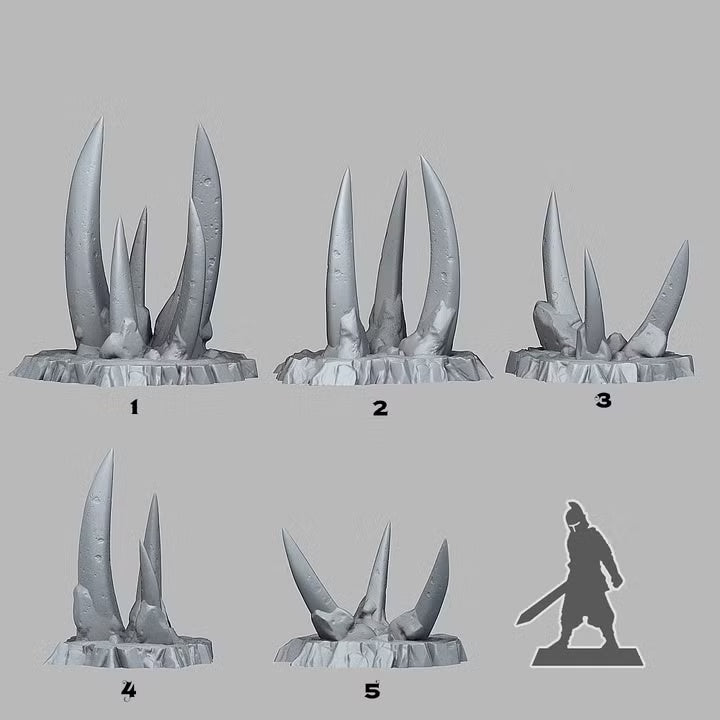 Desert Orc Stones — creator scale reference; reference figure not included