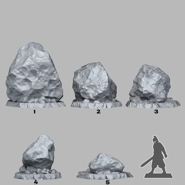 Crashed Asteroids — creator scale reference; reference figure not included