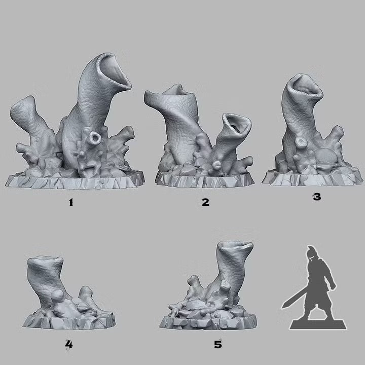 Strange Smoke Holes Cavern — creator scale reference; reference figure not included