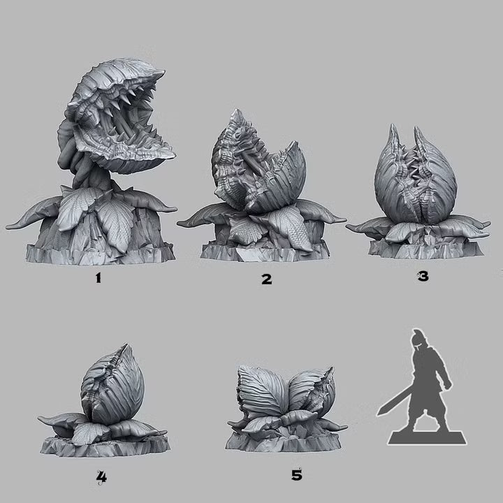 Massive Carnivorous Plants — creator scale reference; reference figure not included