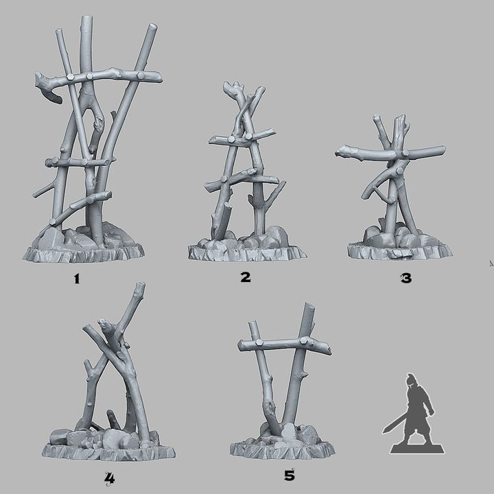 Ancient Tribal Ruins — creator scale reference; reference figure not included