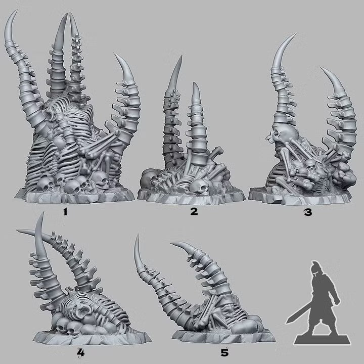 Abandoned Pile Of Bones — creator scale reference; reference figure not included