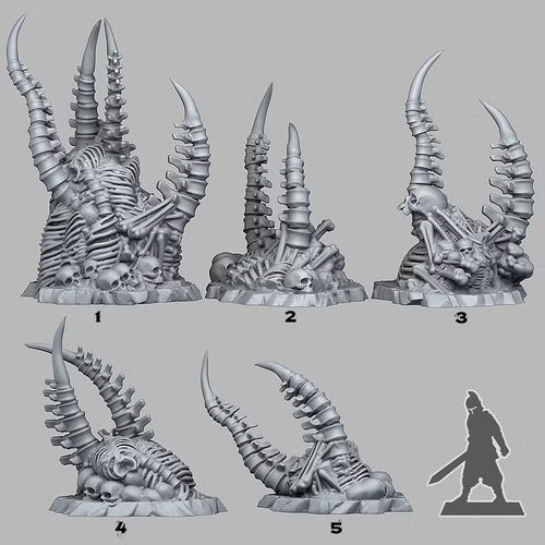 Abandoned Pile Of Bones — creator scale reference; reference figure not included