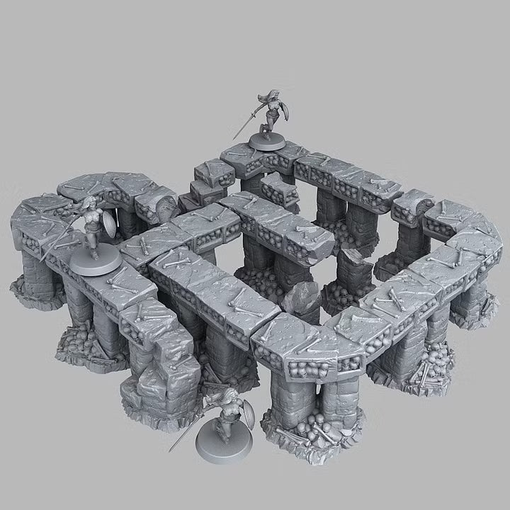 Catacomb Modular Bridges — creator scale reference; reference figure not included