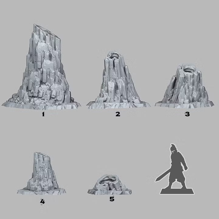 Ice Hole Cavern — creator scale reference; reference figure not included