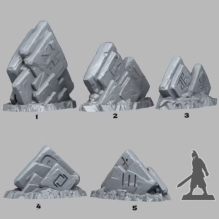 Magic Square Rocks — creator scale reference; reference figure not included