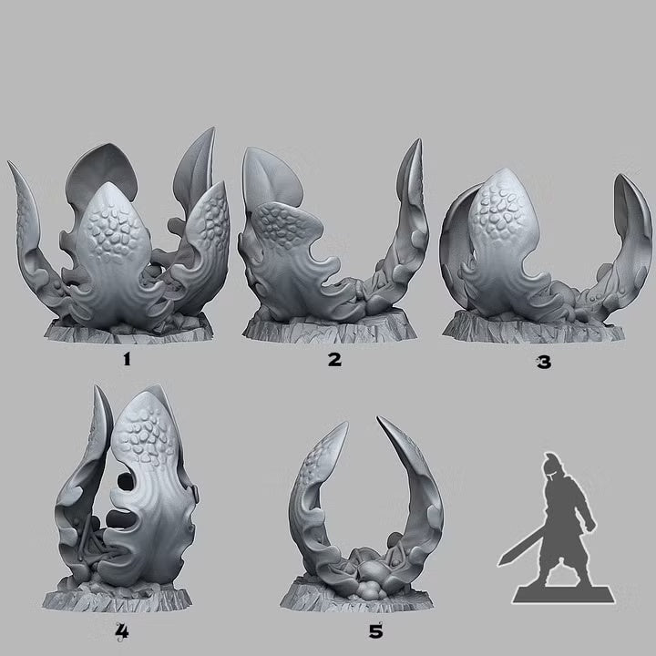 Carnivorous Glue Plants — creator scale reference; reference figure not included