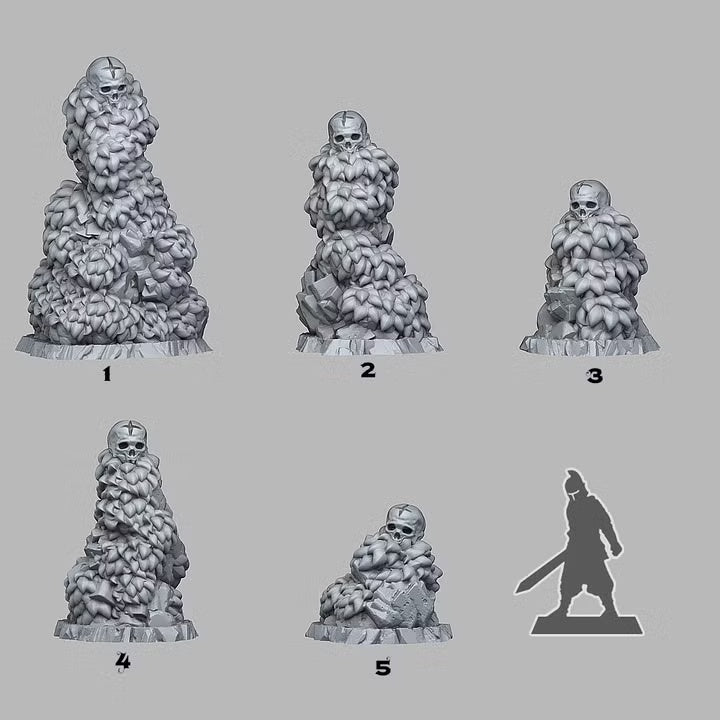 Ancient Crusader Tombs — creator scale reference; reference figure not included
