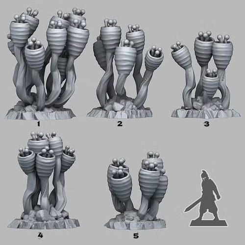 Alien Anemone — creator scale reference; reference figure not included