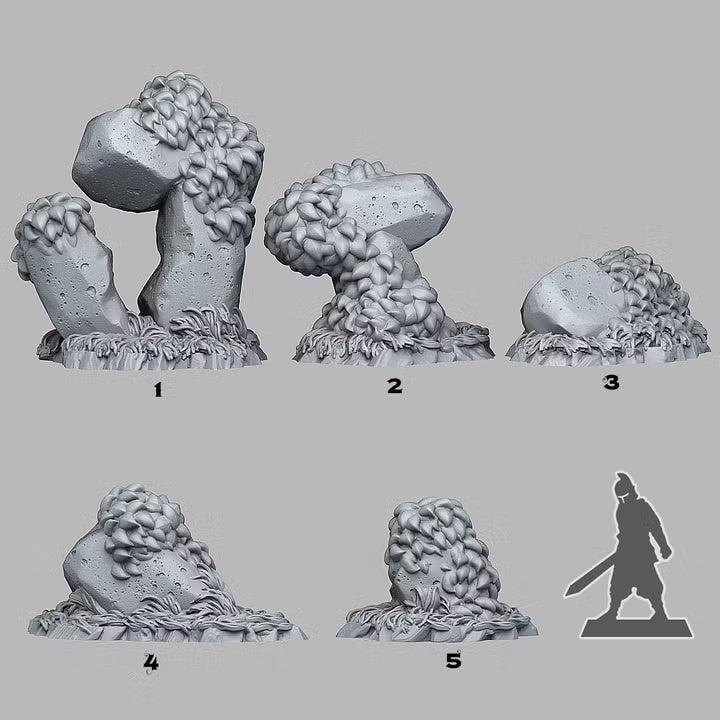 Grassy Rocks — creator scale reference; reference figure not included