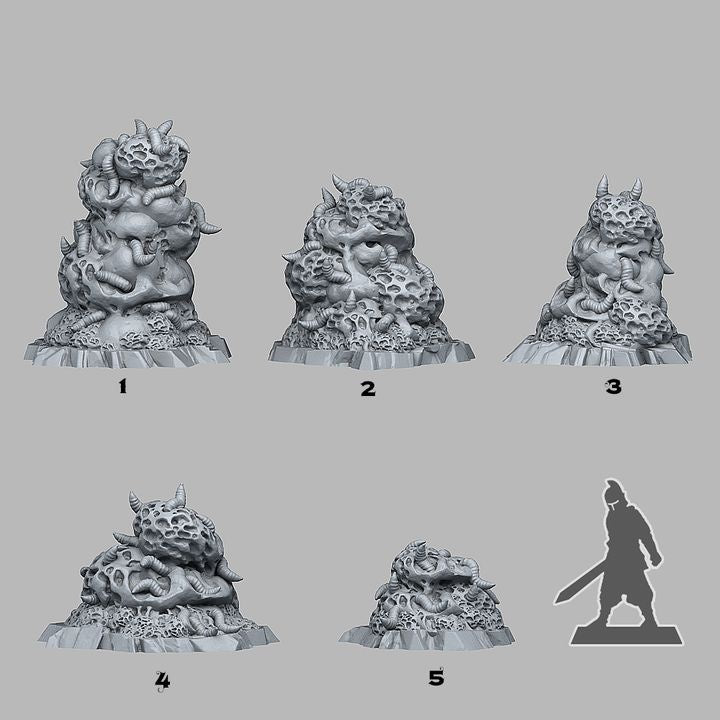 Plague Rocks — creator scale reference; reference figure not included