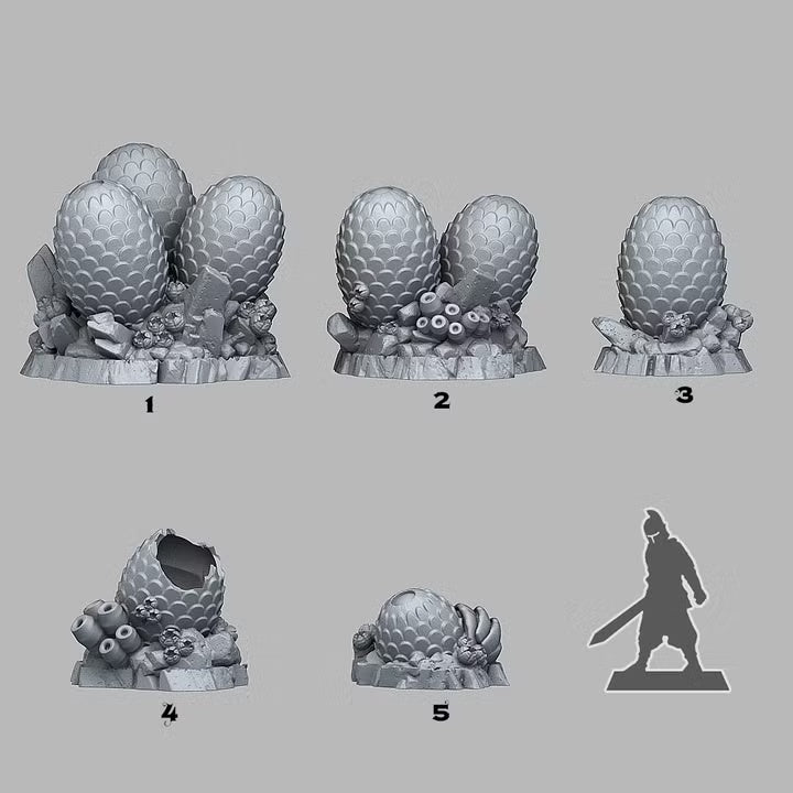 Leviathan Eggs — creator scale reference; reference figure not included