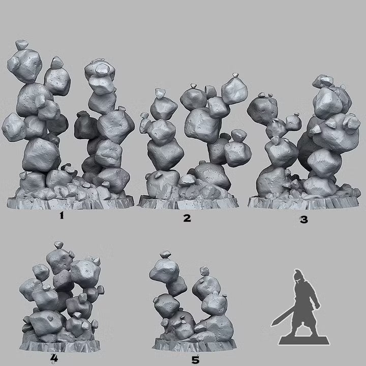 Zero Gravity Stones — creator scale reference; reference figure not included