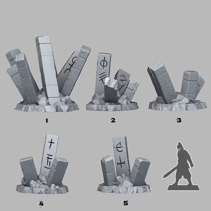 Ancient Secret Stones — creator scale reference; reference figure not included
