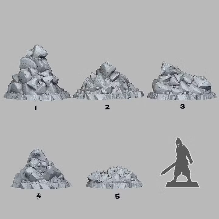 Natural Pile Of Rocks — creator scale reference; reference figure not included