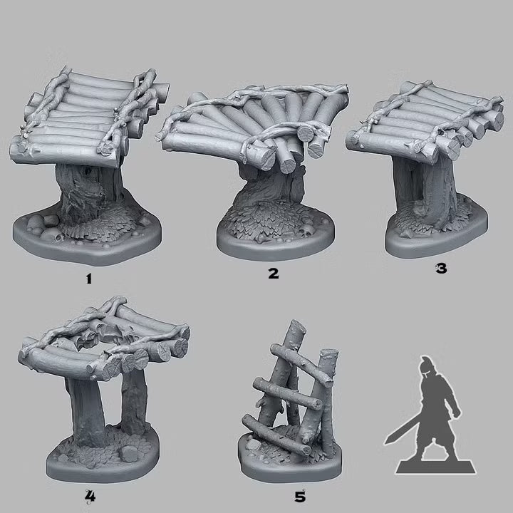 Swamp Modular Bridges — creator scale reference; reference figure not included