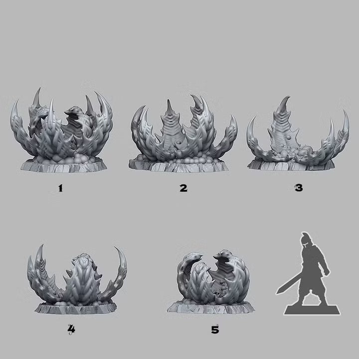 Alien Carnivorous Plants — creator scale reference; reference figure not included