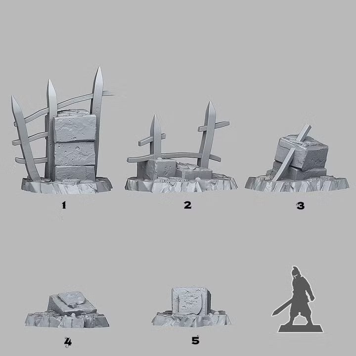 Autumn Ruins — creator scale reference; reference figure not included