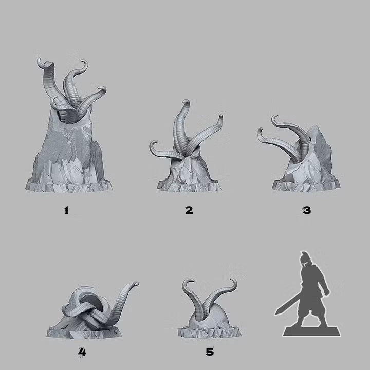 Alien Mars Stones — creator scale reference; reference figure not included