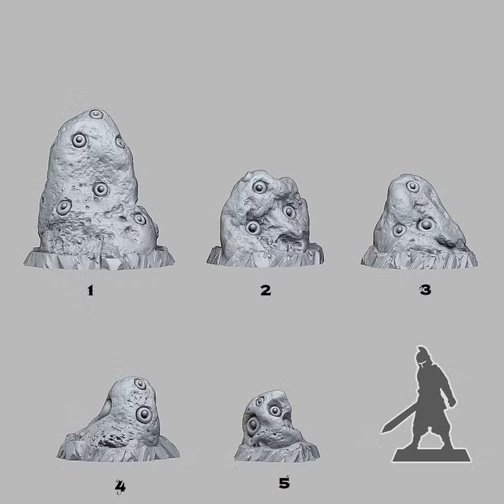 Curious Eyes Stones — creator scale reference; reference figure not included
