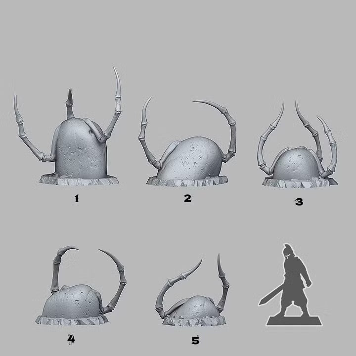 Spider Stones — creator scale reference; reference figure not included