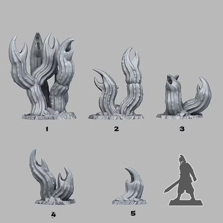 Exotic Carnivorous Cactus — creator scale reference; reference figure not included