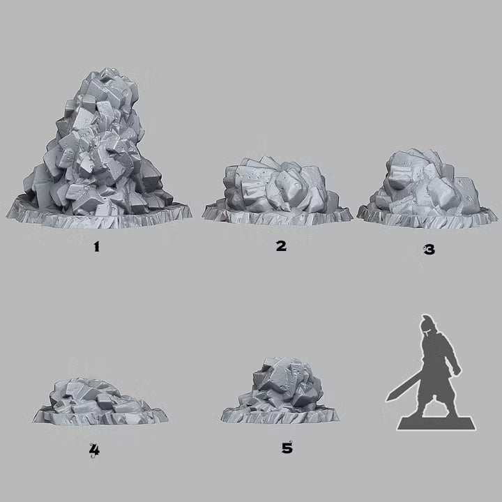 Dangerous Desert Stones — creator scale reference; reference figure not included