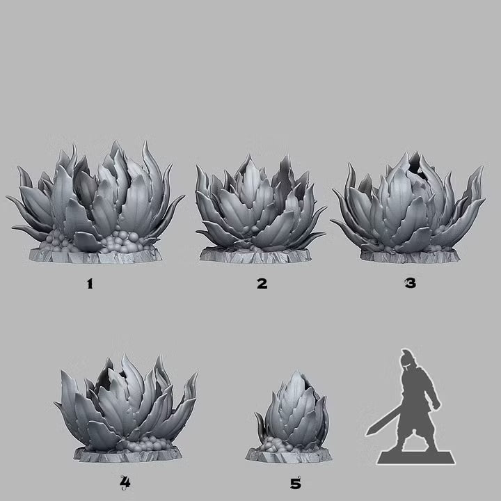 Carnivorous Alien Plants — creator scale reference; reference figure not included