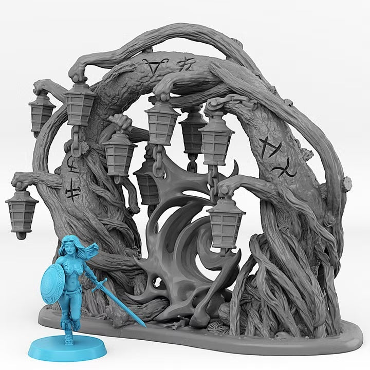 Creepy Forest Portal With Its Dark Magic Effect — creator scale reference; reference figure not included