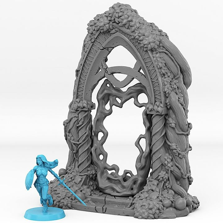 Elfic Portal With Its Magic Barrier — creator scale reference; reference figure not included