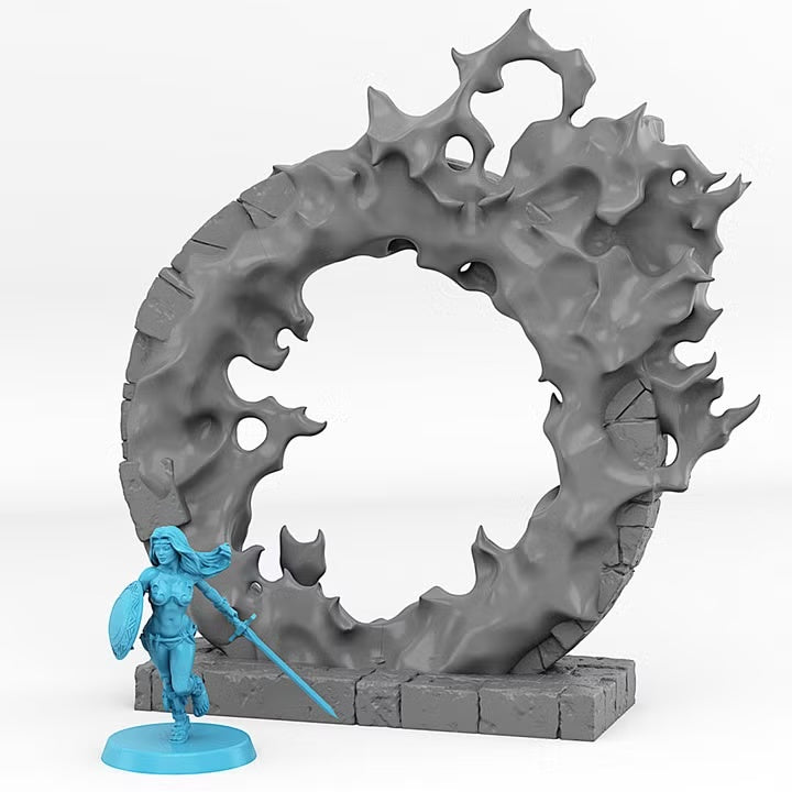 Fire Elemental Portal — creator scale reference; reference figure not included
