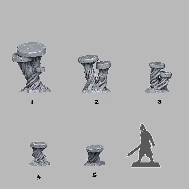 Cyber Desert Rocks — creator scale reference; reference figure not included