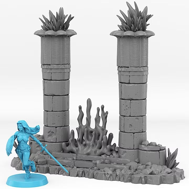 Babylone Portal With Its Magic Water Effect — creator scale reference; reference figure not included