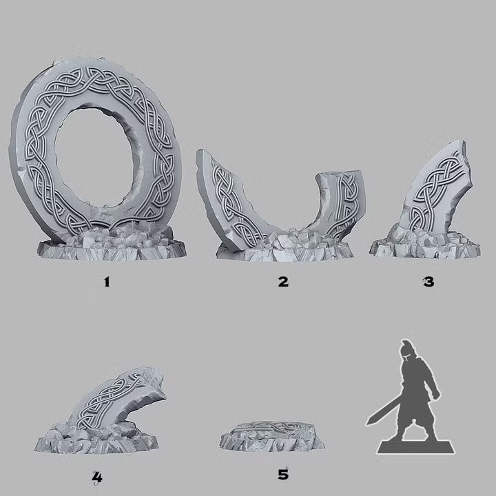 Magic Dwarf Ruins — creator scale reference; reference figure not included