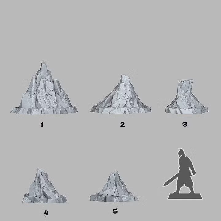Martian Rocks — creator scale reference; reference figure not included