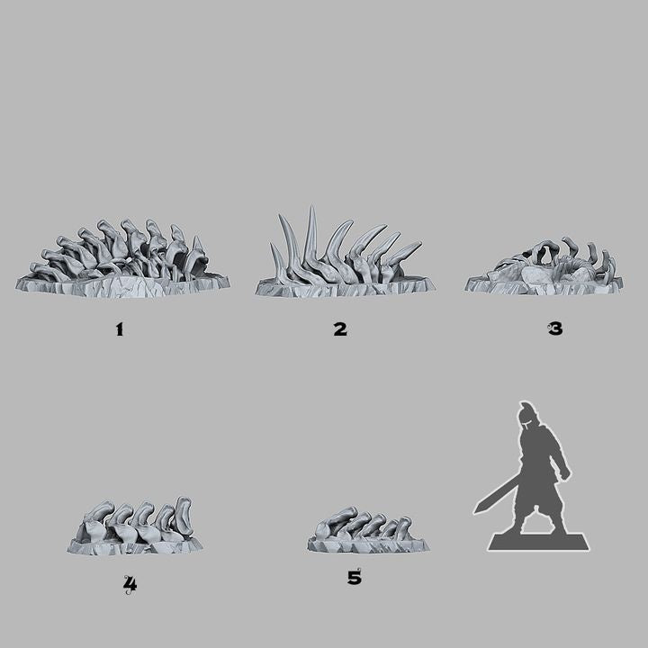 Fossilized Monster — creator scale reference; reference figure not included