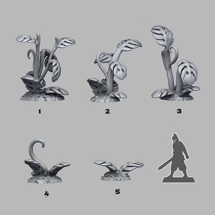 Giant Tropical Plants — creator scale reference; reference figure not included