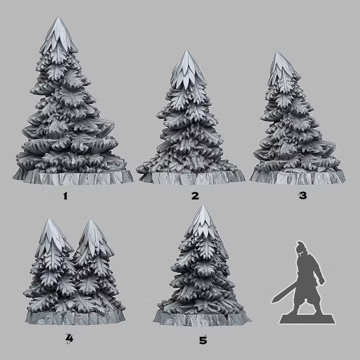 Pine Trees — creator scale reference; reference figure not included