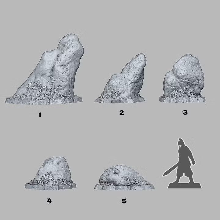 Prairie Natural Stones — creator scale reference; reference figure not included