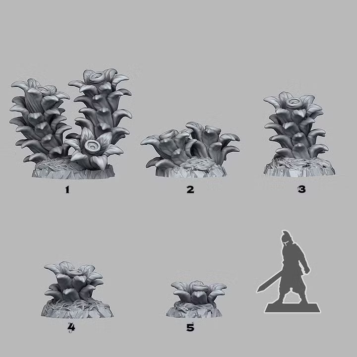 Dangerous Night Plants — creator scale reference; reference figure not included