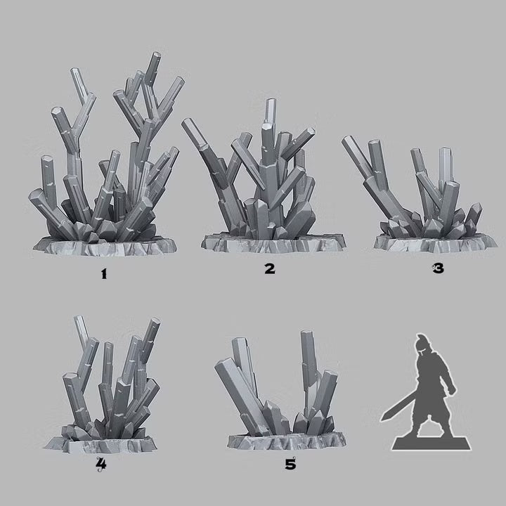 Fire Crystals — creator scale reference; reference figure not included
