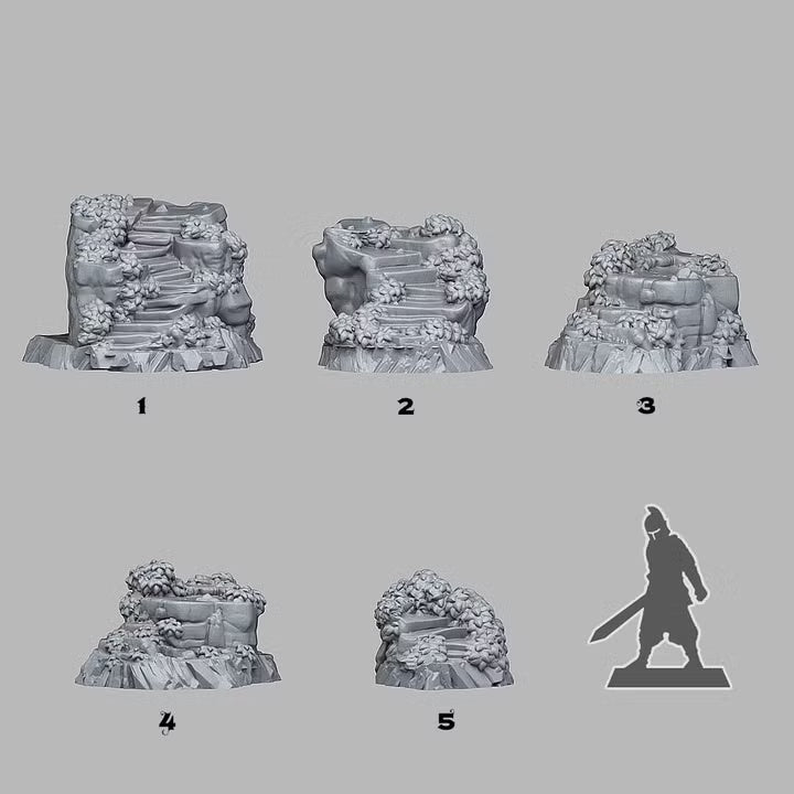 Ancient Magic Stairs — creator scale reference; reference figure not included
