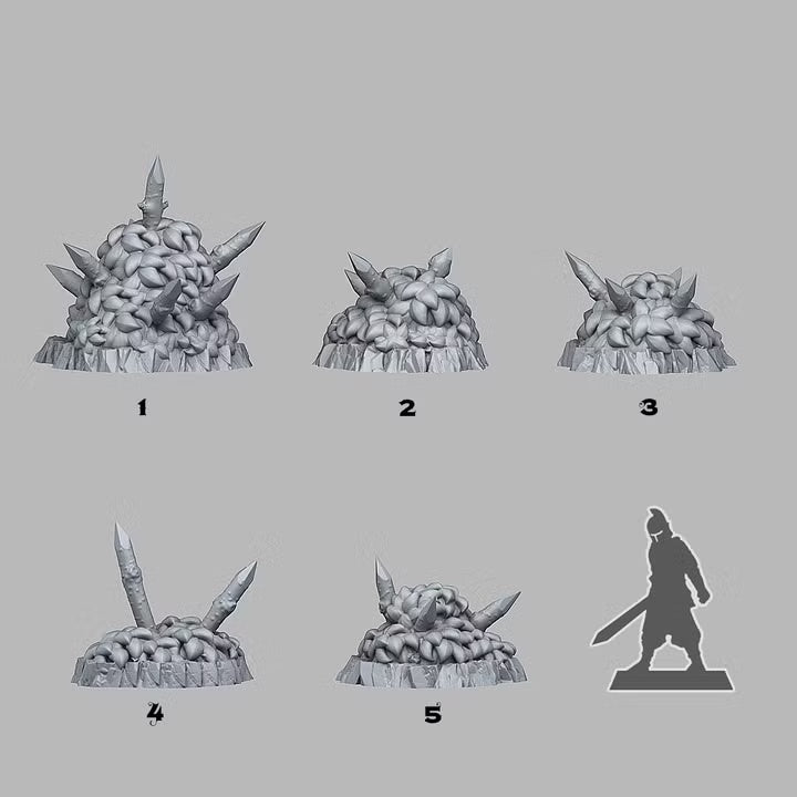Grass Stake Trap — creator scale reference; reference figure not included