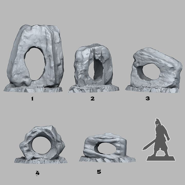 Ice Hole Rocks — creator scale reference; reference figure not included