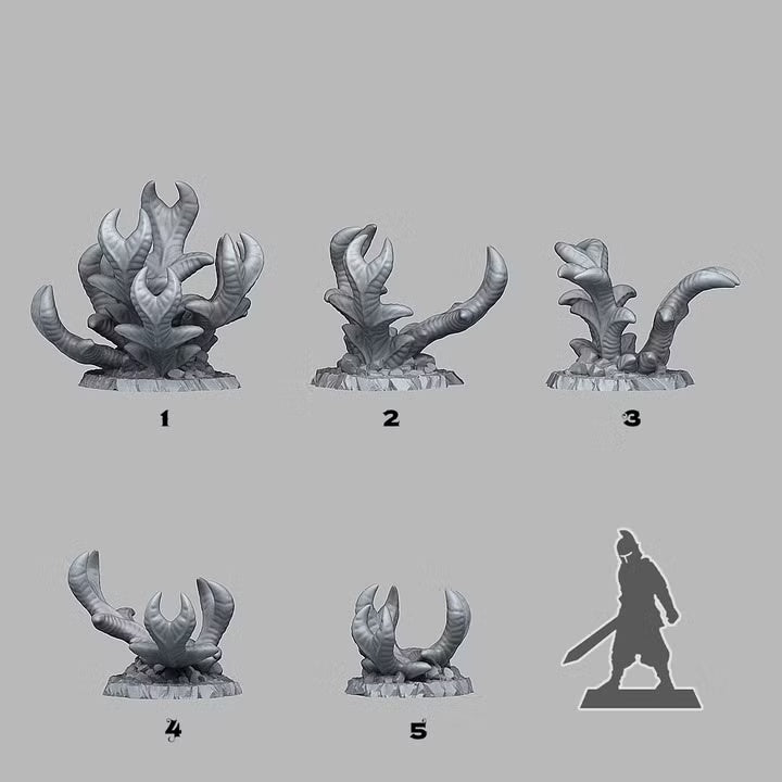 Dangerous Claw Plants — creator scale reference; reference figure not included