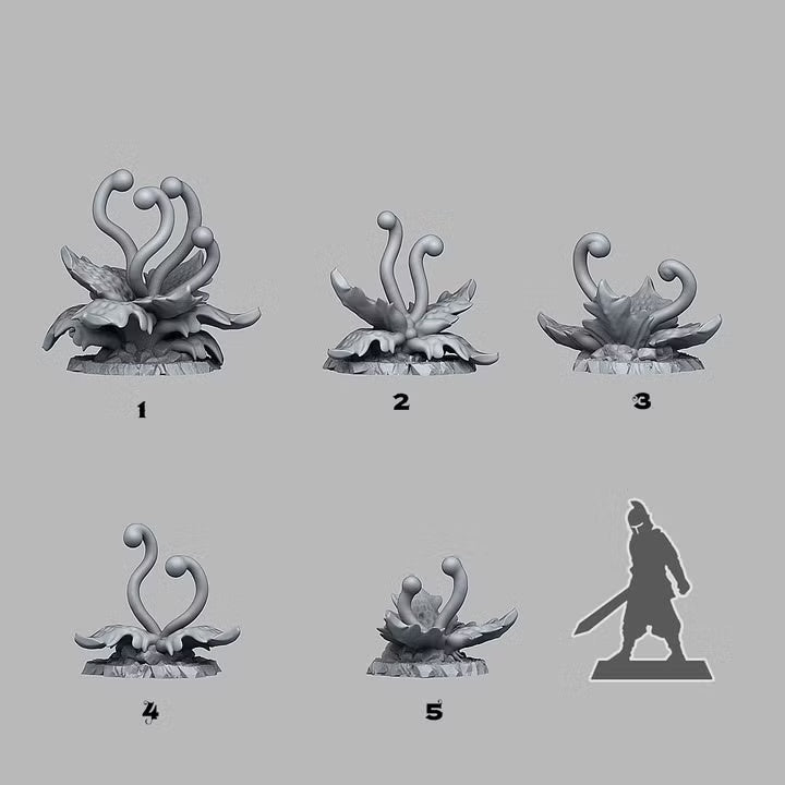 Carnivorous Tentacle Plants — creator scale reference; reference figure not included