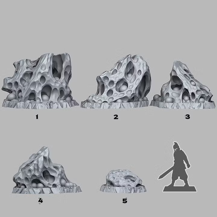 Alien Spider Nests — creator scale reference; reference figure not included