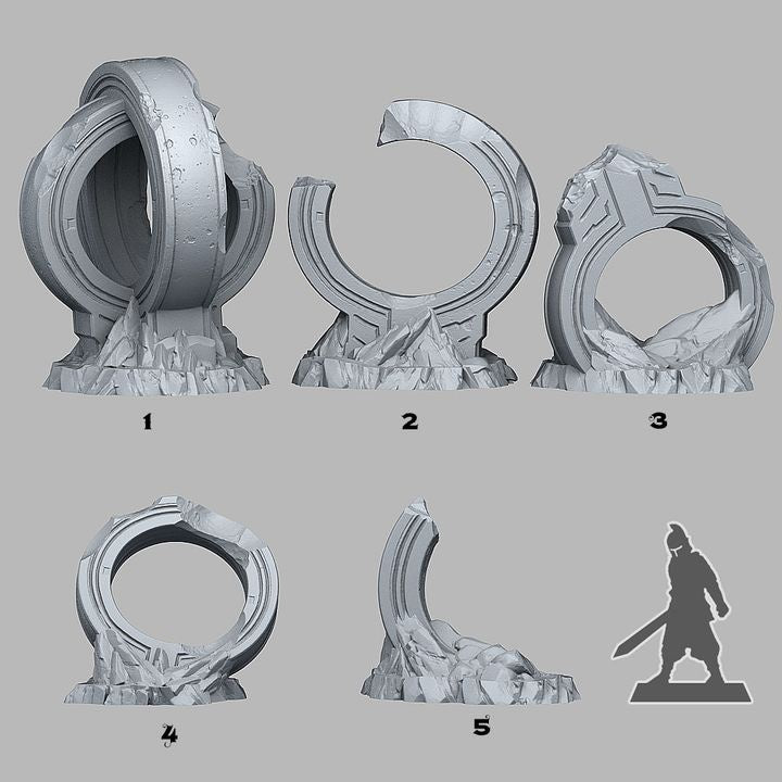 Mystical Martian Rings — creator scale reference; reference figure not included