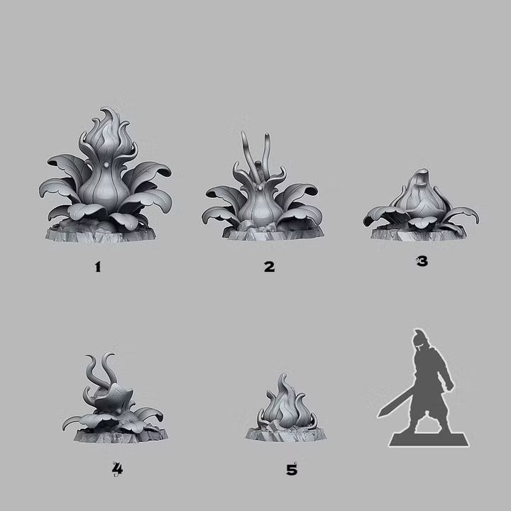 Jungle Carnivorous Plants — creator scale reference; reference figure not included