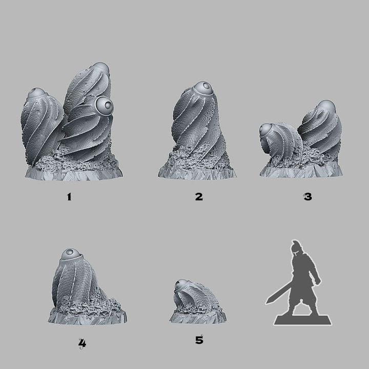 Toxic Sewer Eye Plants — creator scale reference; reference figure not included